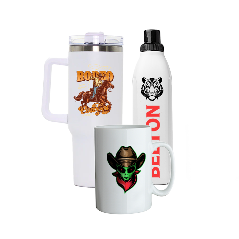custom mugs, personalized tumblers, cups, thermos, htv, dtf, sublimation